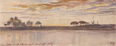 Near Edfu by Edward Lear